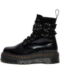 Dr. Martens - Jadon Hardware Leather Platform Boots - Lyst