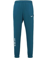 Nike - Swoosh Alphabet Printing Breathable Sports Knit Bundle Feet Long Pants - Lyst