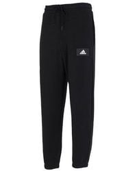 adidas - Knit Pants Label Logo Casual Sports Bundle Feet Long Pants/Trousers Autumn - Lyst