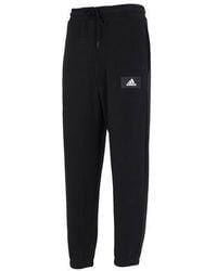 adidas - Knit Pants Label Logo Casual Sports Bundle Feet Long Pants/Trousers Autumn - Lyst