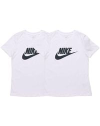 Nike - (Wmns) As W Sportswear Tee Essntl Icon Futur - Lyst