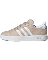 adidas - (Wmns) Grand Court Cloudfoam 'Wonder Taupe' - Lyst