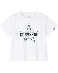 Converse - (Wmns) Logo Printed T-Shirt - Lyst
