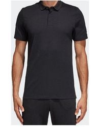 adidas - Mh Plain Casual Sports Short Sleeve Polo Shirt - Lyst