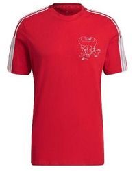 adidas - Afc Cny Tee Series Arsenal Soccer/Football Sports Printing Round Neck Short Sleeve - Lyst