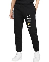 Nike - Club Fleece Logo Pants - Lyst