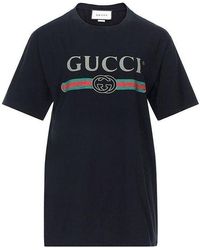 Gucci - Oversize T-shirt With Logo - Lyst