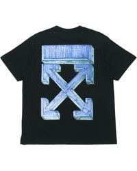 Off-White c/o Virgil Abloh - Fw20 Maker Arrows Print Short Sleeve Round Neck - Lyst