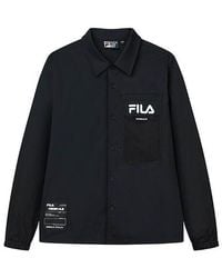 Fila - Alphabet Logo Athleisure Casual Sports Jacket - Lyst