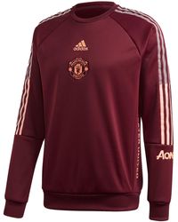 adidas - Mufc Travel Swt Manchester United Soccer/Football Sports Pullover - Lyst