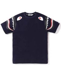 A Bathing Ape - Shark Printing Short Sleeve Tee - Lyst
