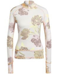 adidas - By Stella Mccartney Cropped Long-sleeve Top (asia Szing) - Lyst