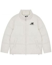 New Balance - Short Down Jacket - Lyst