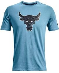 Under Armour - Project Rock Brahma Bull Short Sleeve T-Shirt 'Sky' - Lyst