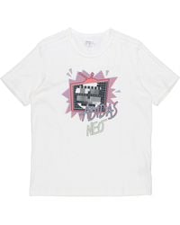 adidas - Neo Funny Printing Sports Round Neck Short Sleeve - Lyst