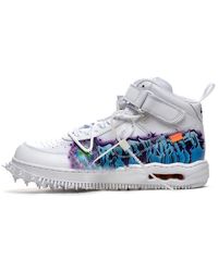 Nike - X Off- Air Force 1 Mid 'Graffiti' - Lyst