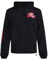Nike - Jumpman Windbreaker Cardigan Sports Hooded Jacket - Lyst