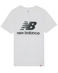 New Balance - Round Neck Casual Fashion Classic Short Sleeve T-Shirt - Lyst