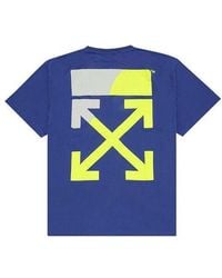 Off-White c/o Virgil Abloh - Ss19 Arrows Oversize Short Sleeve T-Shirt Neon' - Lyst