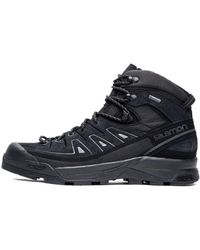 Salomon - X-Alp Mid Leather Gore-Tex Asphalt' - Lyst