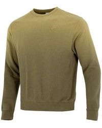 Nike - Gradient Logo Casual Loose Long Sleeves Pullover Round Neck Dark Green - Lyst