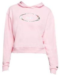 Nike - (Wmns) Sportswear Crop Fleece Hoodie - Lyst