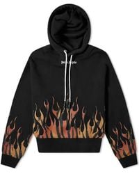 Palm Angels - Tiger Flames Popover Hoodie - Lyst