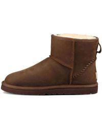 UGG - Classic Mini Deco Mid Tops Fleece Lined - Lyst