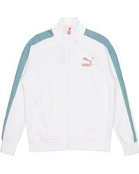 PUMA - Iconic Running Sports Training Colorblock Stand Collar Jacket - Lyst