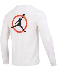 Nike - As M J Flt Mvp Ls Crew Logot - Lyst