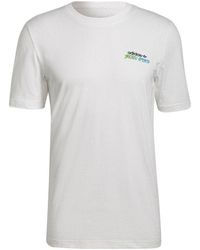 adidas - Originals Graphic Stoked Fish Flowers T-Shirt Multi-Color' - Lyst