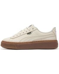PUMA - (Wmns) Basket Platform Canvas - Lyst