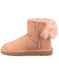 UGG - (Wmns) Fluff Bow Mini Fleece Lined - Lyst
