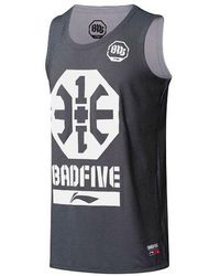 Li-ning - Badfive Graphic Basketball Jersey - Lyst