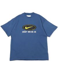 Nike - Logo Alphabet Printing Breathable Round Neck Short Sleeve Dark T-Shirt - Lyst