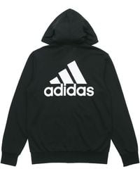 adidas - Logo Hooded Zipper Athleisure Casual Sports Knit Jacket - Lyst