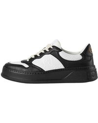 Gucci - Gg Embossed Lace-Up Sneakers - Lyst