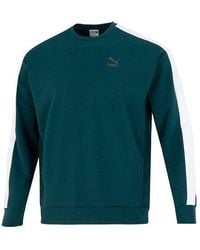 PUMA - Suit Crew Neck Logo Sweatshirt - Lyst