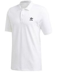 adidas - Originals Essential Sports Basic Short Sleeve Polo Shirt - Lyst