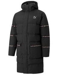 PUMA - Classic Long Down Jacket - Lyst