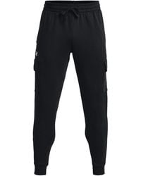 Under Armour - Rival Fleece Cargo Joggers - Lyst