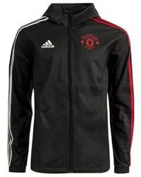 adidas - Manchester United Soccer/Football Sports Jacket - Lyst