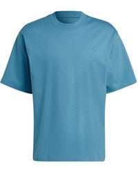 adidas - Originals Solid Color Athleisure Casual Sports Round Neck Short Sleeve Couple Style Light - Lyst
