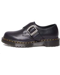 Dr. Martens - 1461 Buckle Pull Up Leather Oxford Shoes - Lyst