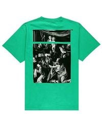 Off-White c/o Virgil Abloh - Caravaggio Square Back Printing Short Sleeve Loose Version O Virgil Abloh Tee - Lyst