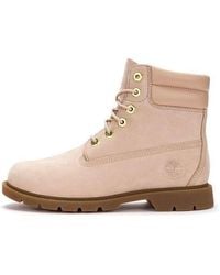 Timberland - (Wmns) Linden Woods 6 Inch Waterproof Boots 'Light Nubuck' - Lyst