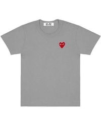 COMME DES GARÇONS PLAY - (Wmns) Heart Logo Tee - Lyst