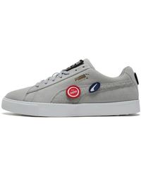 PUMA - Suede G Patch Le Retro Low Tops Casual Skateboarding Shoes Gray - Lyst
