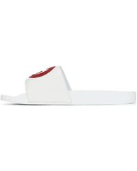 Gucci - Gg Pattern Leather Slipper - Lyst