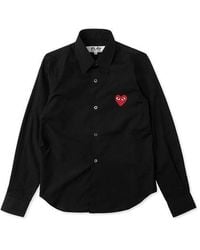 COMME DES GARÇONS PLAY - (Wmns) /S Shirt Emblem - Lyst